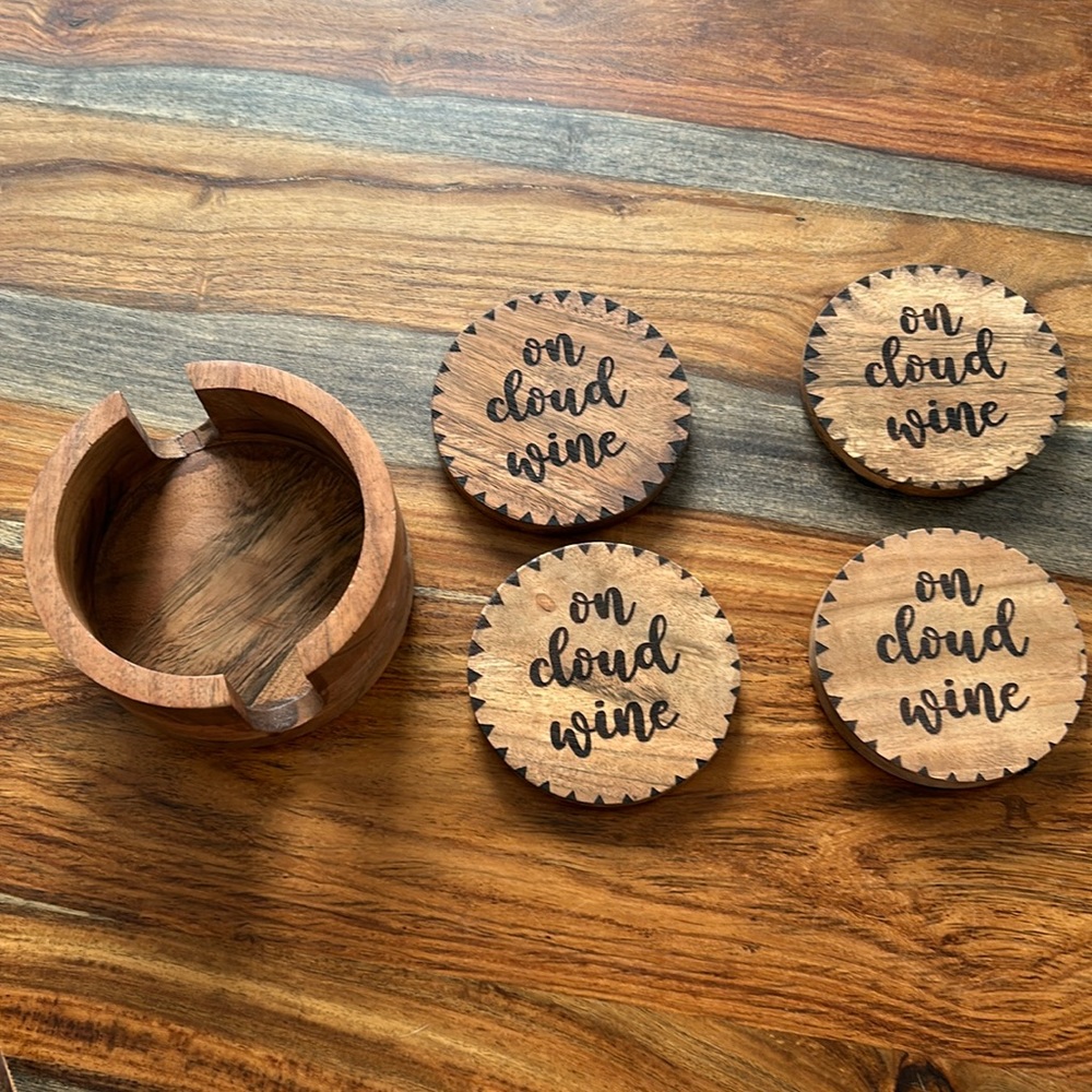 NWT Wooden Coasters